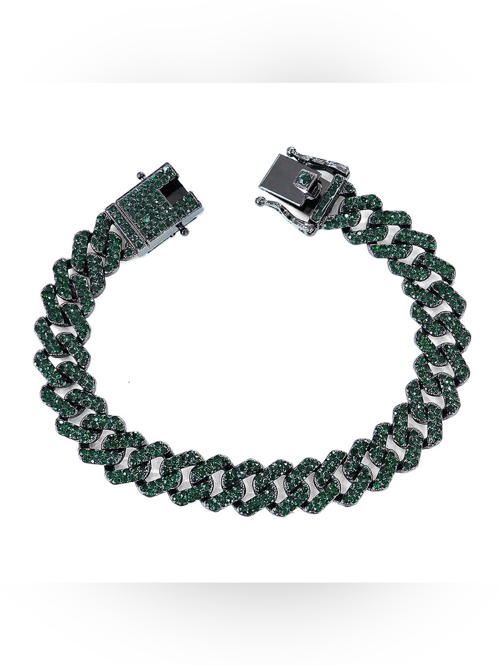 0129: Invicta Elements Men's Drip Chain Bracelet, Money Green (80894)